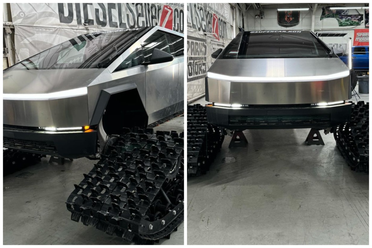 Tesla Cybertruck’s Unbelievable Snow Track Modification Takes Winter Driving to New Heights