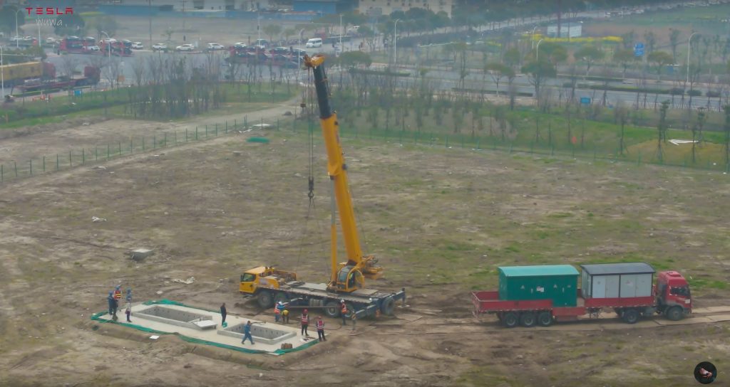 Tesla appears to be starting Megafactory Shanghai construction Auto Recent
