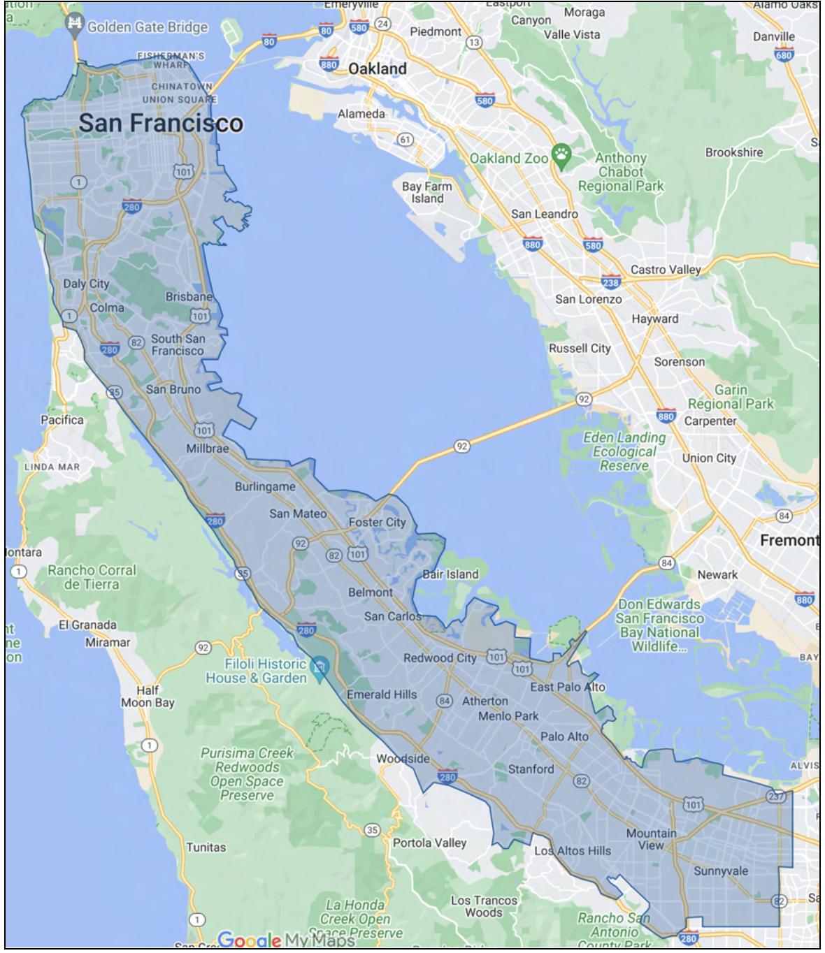 Waymo riders most frequently travel to these areas of San Francisco: data