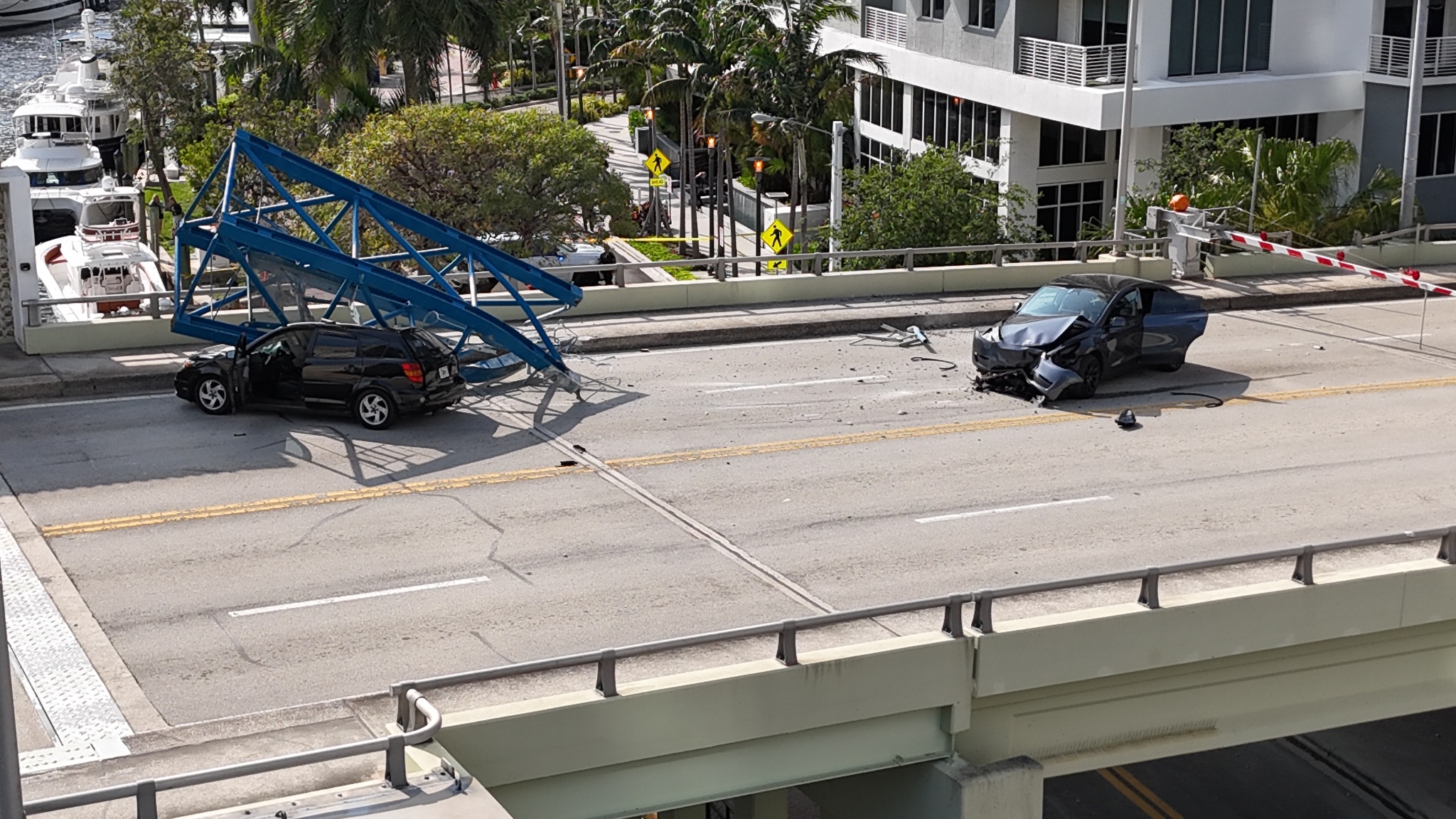 Tesla Model Y driver escapes frightening freak accident unscathed Auto Recent