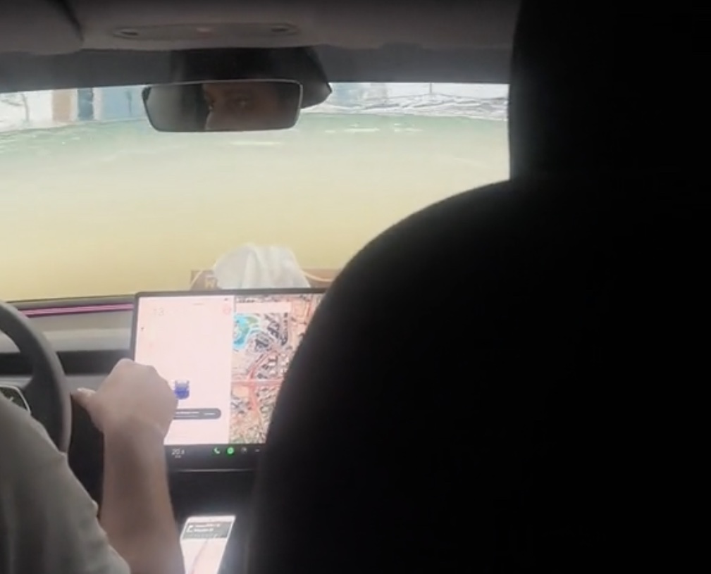 Teslas in Dubai stun social media by surviving deep floodwaters