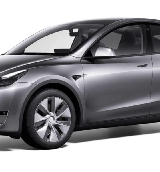tesla model y in quicksilver
