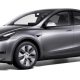 tesla model y in quicksilver