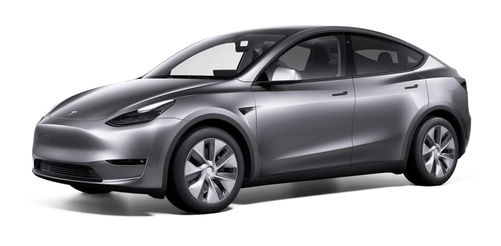 tesla model y in quicksilver