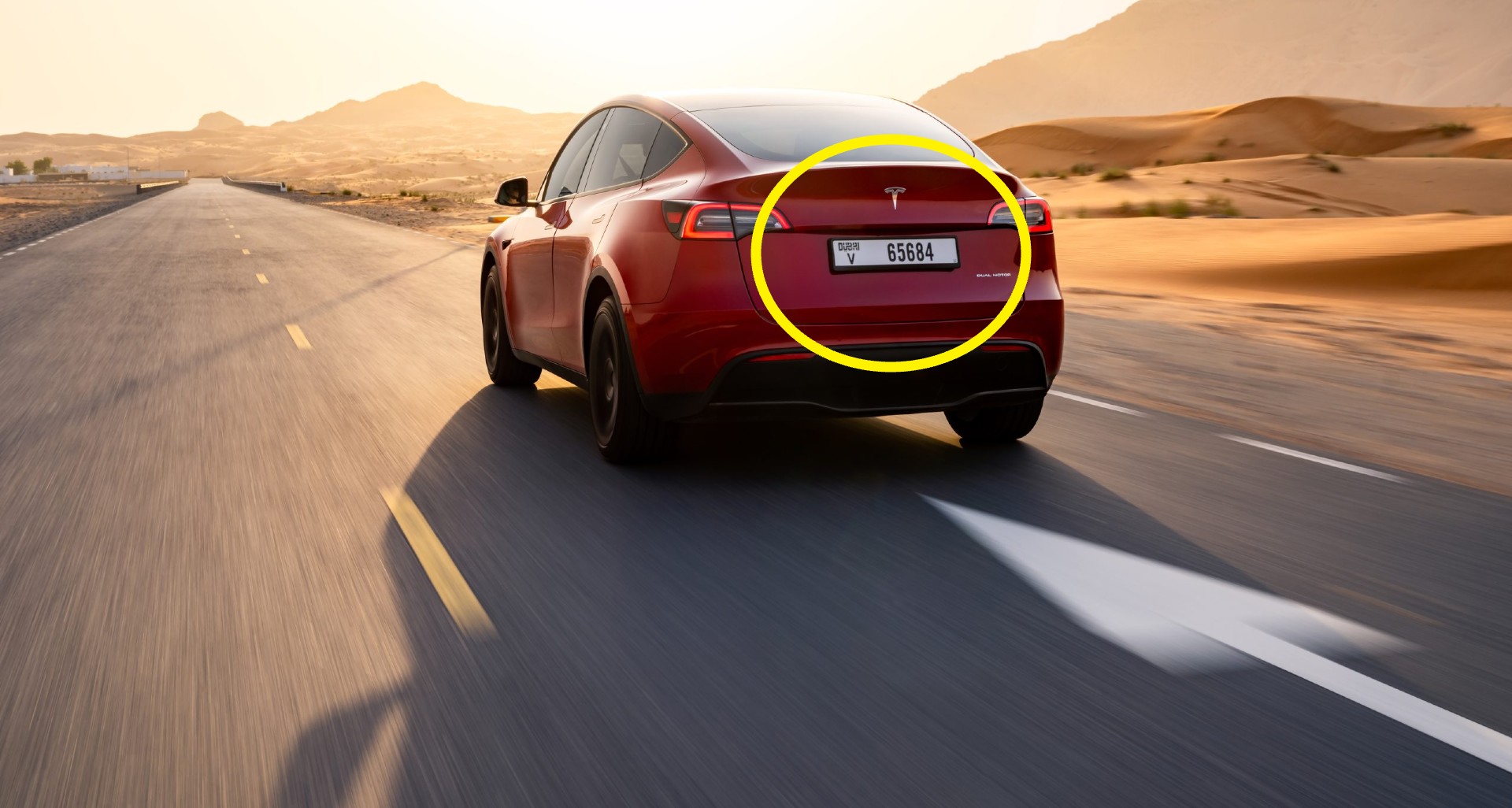 tesla model y rear