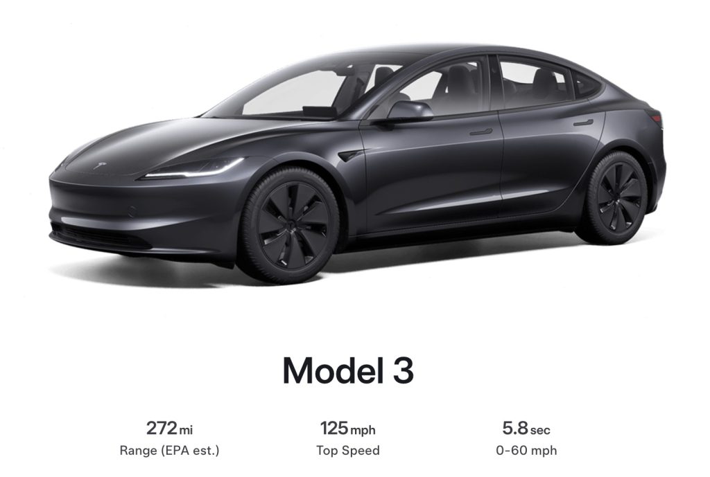 Tesla launches new Model 3 Long Range Rear Wheel Drive priced at under 35k