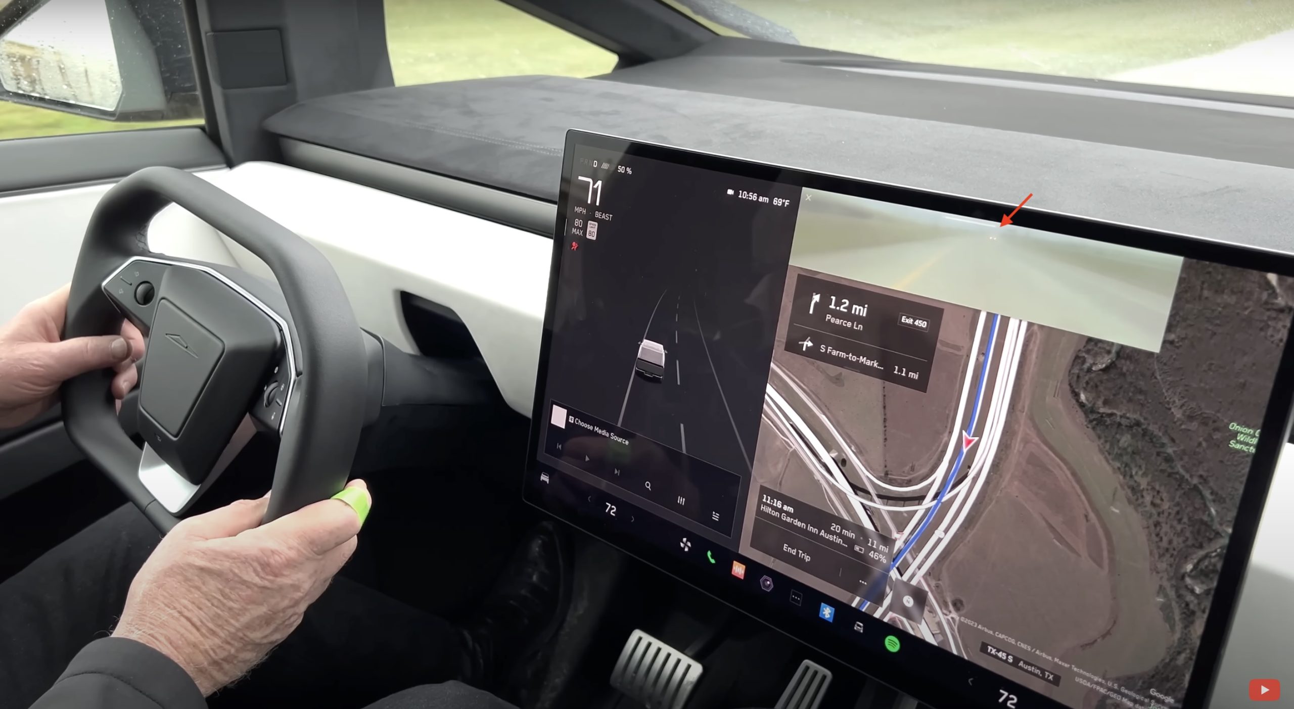Cybertruck rearview camera TESLARATI Cybertruck rearview camera TESLARATI