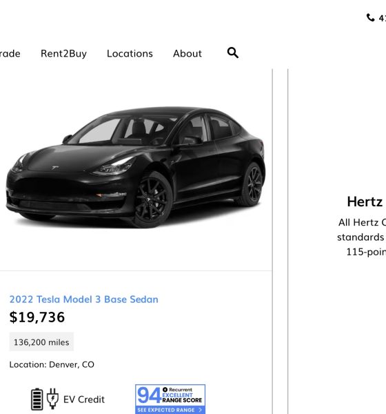 Hertz-tesla-rentals-for-sale