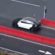tesla affordable model prototype on fremont factory test track