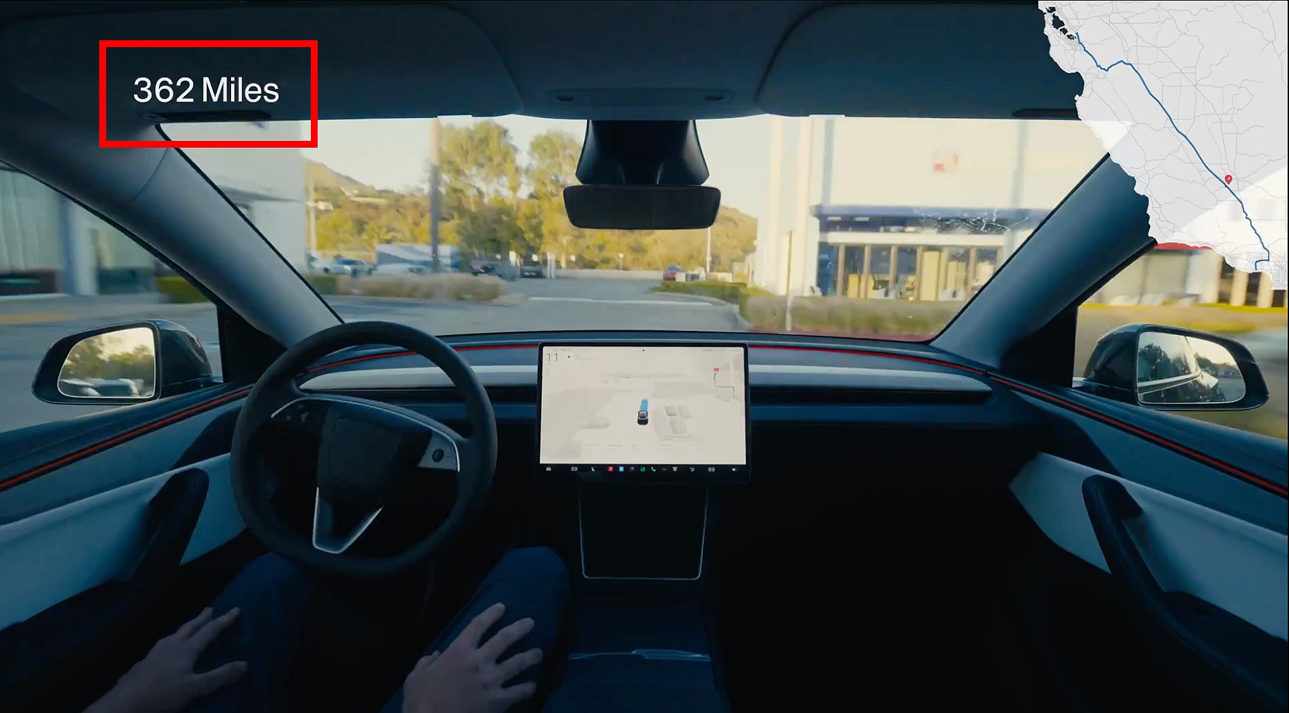 tesla full self-driving demo from san francisco to los angeles