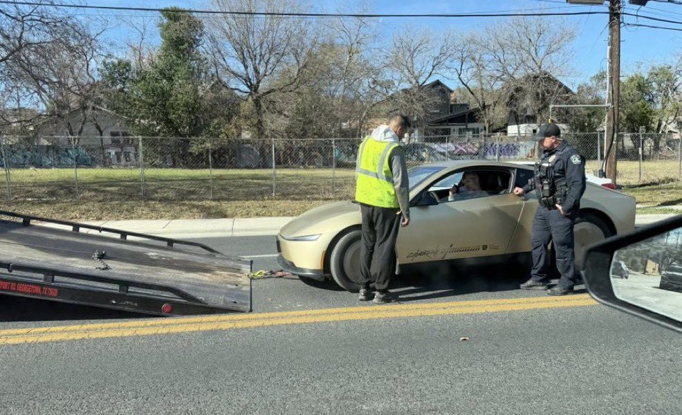 Tesla Cybercab 'breakdown' image likely is not what it seems