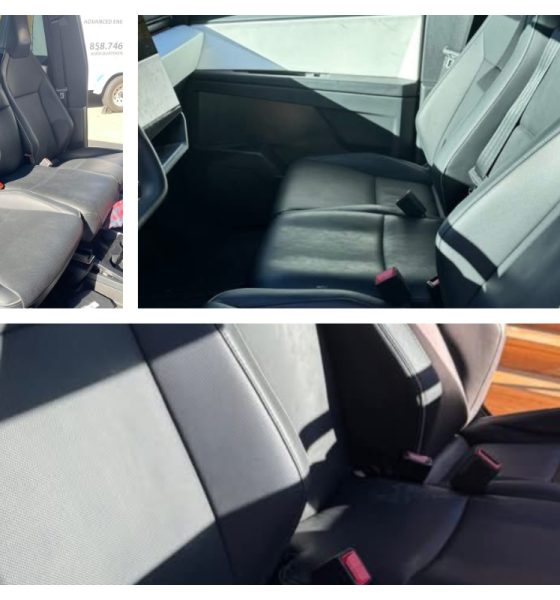 tesla cybertruck diy bench seat