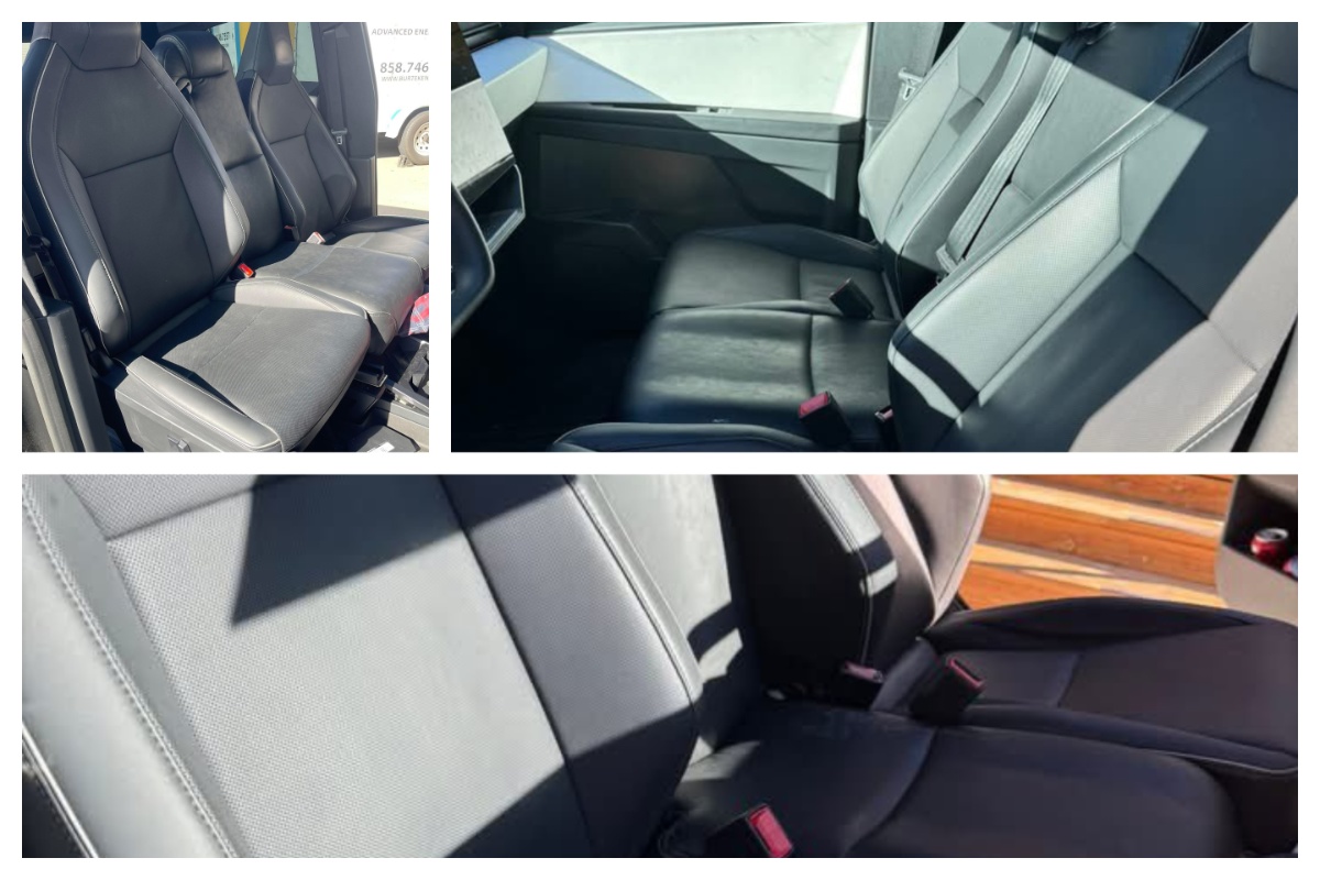 tesla cybertruck diy bench seat