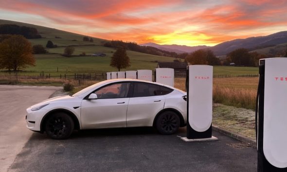 Tesla V4 Supercharger installation ramping in Europe