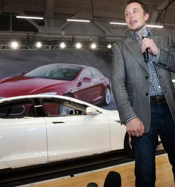 lon Musk at the Tesla Model S production launch at the Fremont factory, June 2012. Photo shared by Musk on X, March 2026.