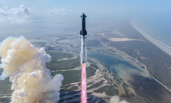 SpaceX Starship V3 flight 12 (Credit: SpaceX)