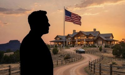 Concept art of Elon Musk Texas Ranch as rendered via Grok