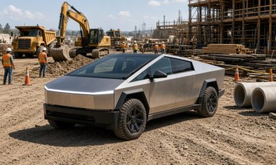 Tesla Cybertruck construction site