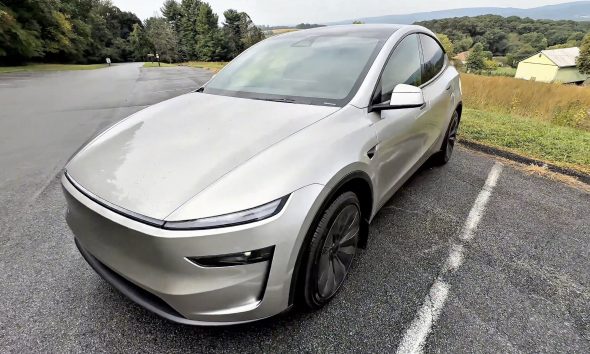 tesla model y l in cosmic grey