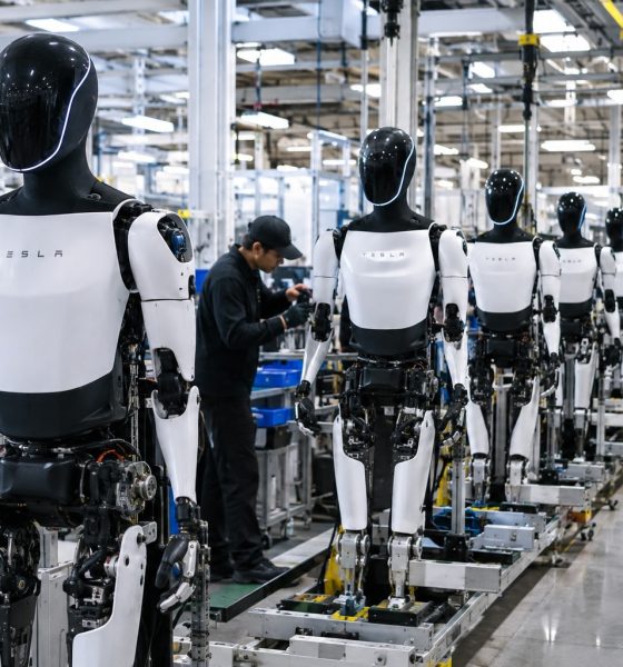 Concept rendering of Tesla Optimus in mass production