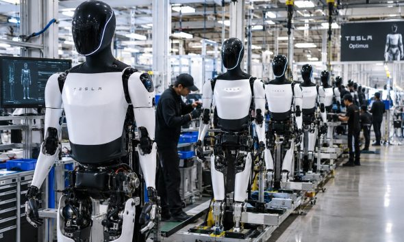 Concept rendering of Tesla Optimus in mass production