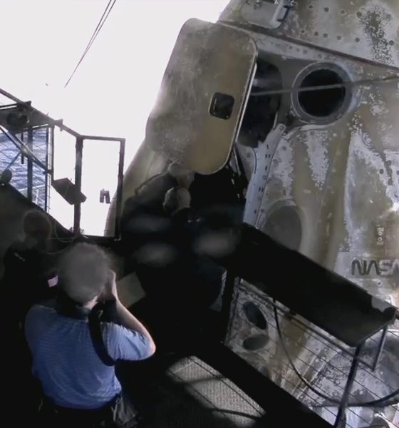 SpaceX's Crew Dragon Freedom sits aboard the recovery ship Shannon after splashing down off the coast of Los Angeles with the Crew-12 astronauts on October 8, 2026. (Credit: SpaceX)