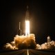 SpaceX's Falcon Heavy lifts off from Launch Complex 39A at NASA's Kennedy Space Center at 11:54 p.m. ET on October 1, 2026, carrying the classified NROL-97 mission for the National Reconnaissance Office. (Credit: SpaceX)