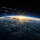 Concept rendering of SpaceX Starmind constellation via Grok