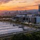 Concept render of Tesla Megapack farm supporting an AI Data Center in Taiwan